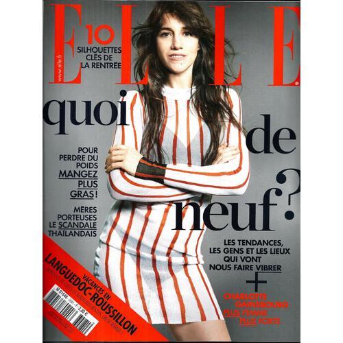 Elle N°3581: Charlotte Gainsbourg/ Woodley/ Mode Rentree/ Haenel/ E... on Productcaster.