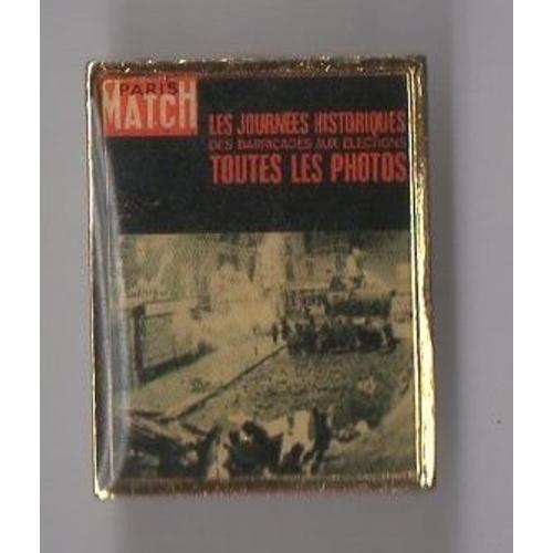 Pin ́S Magazine / Paris Match (Couverture De Juin 1968 - Barricades ... on Productcaster.