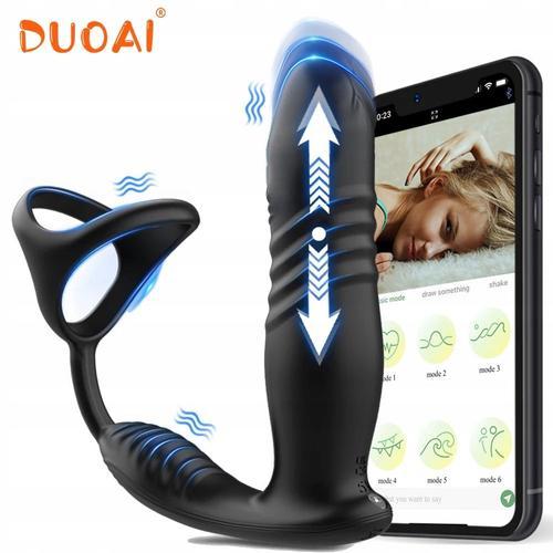 Plug Anal Avec Vibrateur Gode ¿¿ Pousser 10 Tr on Productcaster.