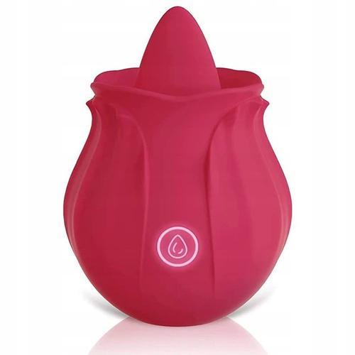 Vibromasseur Poussant Gode Rose En Silicone Avec on Productcaster.