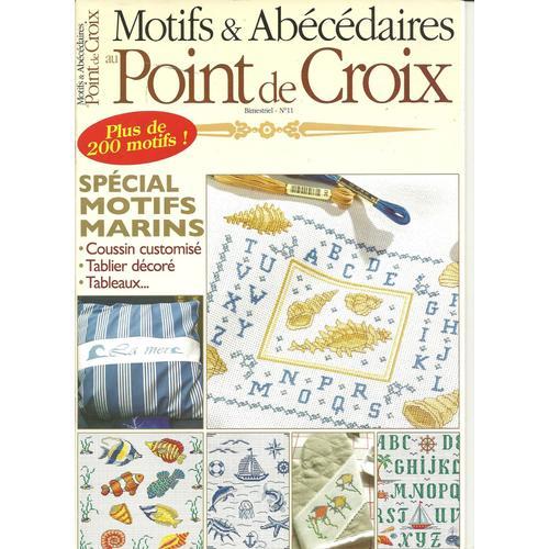 Point De Croix Motifs Et Abécédaires 11 Spécial Motifs Marins Cous... on Productcaster.