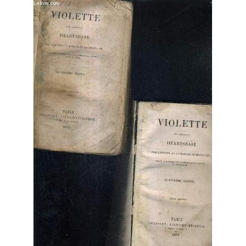 Violette (En Anglais) Heartsease / En Deux Tomes / Tomes 1 + 2 / 4e... on Productcaster.