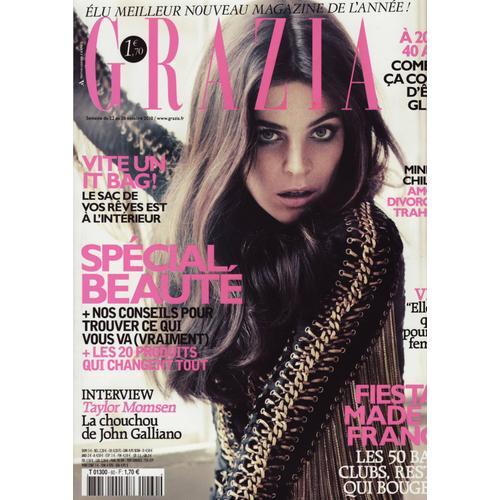 Grazia / 22-10-2010 N°60 : Taylor Momsen (5p) - Daisy Lowe (4p) - E... on Productcaster.