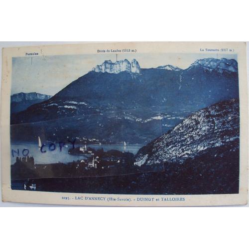 Carte Postale Ancienne Du Lac D' Annecy (Haute-Savoie) : Duingt Et ... on Productcaster.