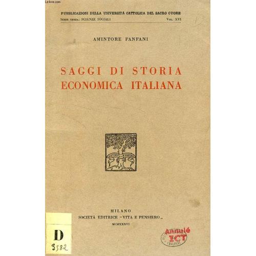 Saggi Di Storia Economica Italiana on Productcaster.