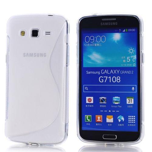 Coque Tpu Type S Pour Samsung G7102 Grand 2 - Transparent on Productcaster.