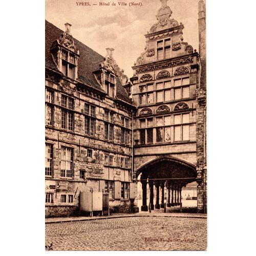 Ypres (Yper), Belgique - Carte Ancienne "Hôtel De Ville (Nord)" (Pu... on Productcaster.