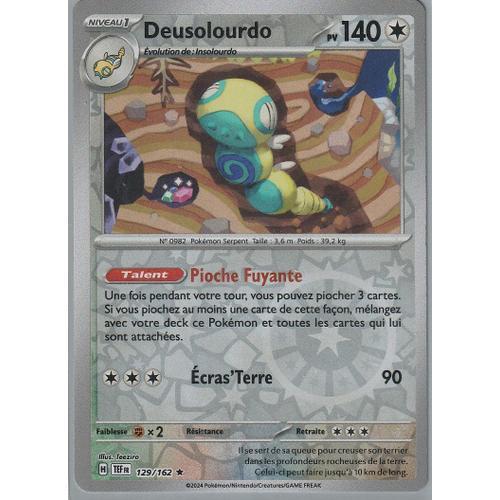 Carte Pokémon - Deusolourdo - 129/162 - Holo-Reverse - Ev5 Forces T... on Productcaster.