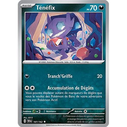 Carte Pokémon - Ténéfix - 107/162 - Ev5 Forces Temporelles Sous Sle... on Productcaster.