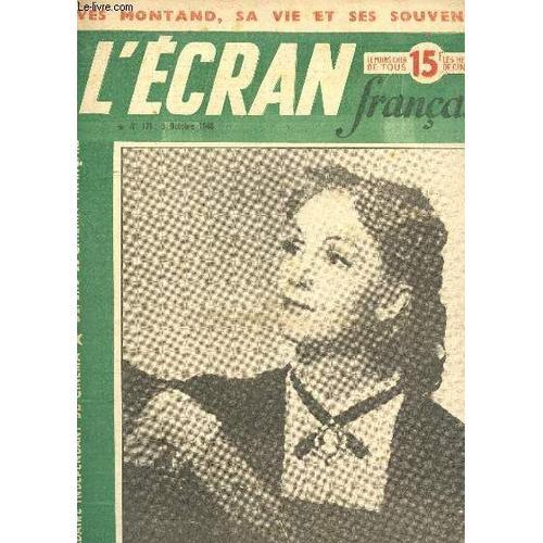 L'ecran Francais - N°171 - 5 Octobre 1948 / Yves Montand, Sa Vie Et... on Productcaster.