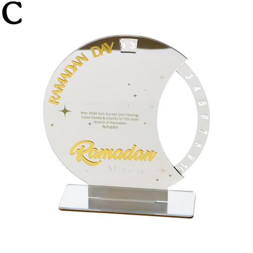 argent Calendrier du Ramadan ornement compte a rebours decoration c... on Productcaster.