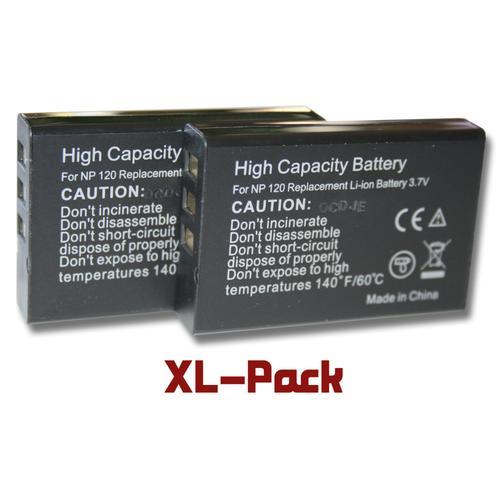 vhbw set de 2 batteries 1600mAh (3.7V) pour appareil photo Kyocera,... on Productcaster.