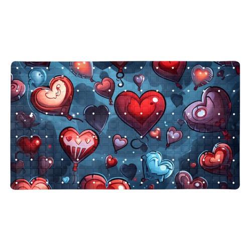 Tapis de salle de bain antidérapant sûr et élégant avec motif c¿urs... on Productcaster.