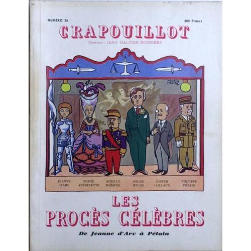 Crapouillot (Le) N° 26 Du 01/08/1954 - Les Proces Celebres De Jeann... on Productcaster.