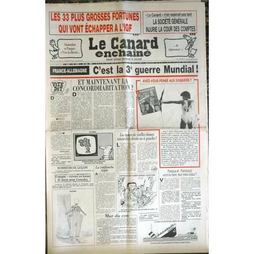 Canard Enchaine (Le) N° 3426 Du 25/06/1986 - Les 33 Plus Grosses Fo... on Productcaster.