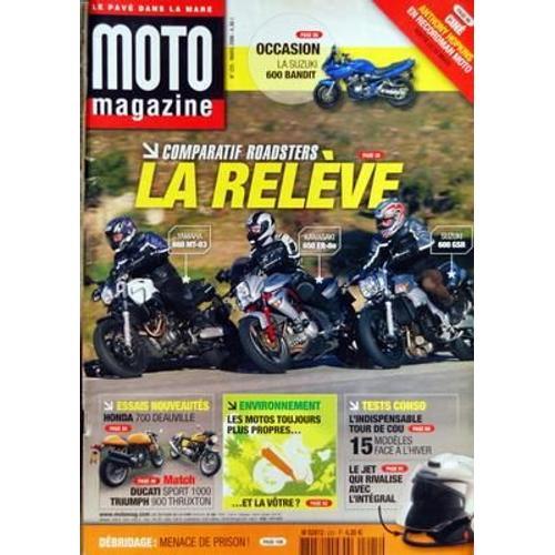 Moto Magazine N° 225 Du 01/03/2006 - Comparatif Roadsters - La Rele... on Productcaster.