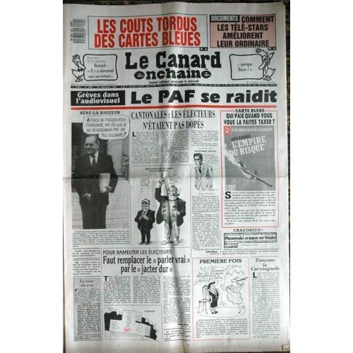 Canard Enchaine (Le) N° 3544 Du 28/09/1988 - Les Couts Tordus Des C... on Productcaster.