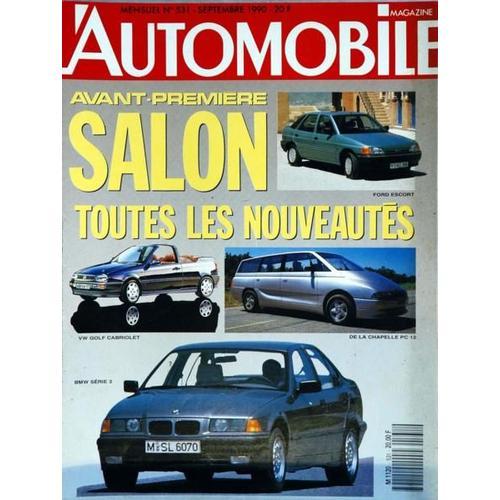 Automobile Magazine (L') N° 531 Du 01/09/1990 - Avant Premiere Salo... on Productcaster.