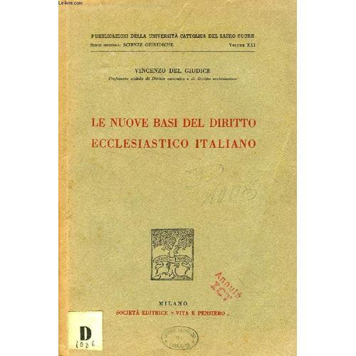 Le Nuove Basi Del Diritto Ecclesiastico Italiano on Productcaster.