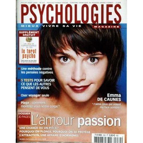 Psychologies Magazine N° 232 Du 01/07/2004 - Emma De Caunes - Metho... on Productcaster.