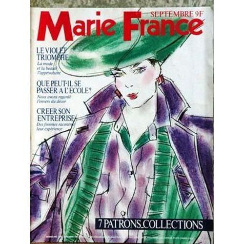 Marie France N° 343 Du 01/09/1984 - Le Violet - Que Peut-Il Se Pass... on Productcaster.