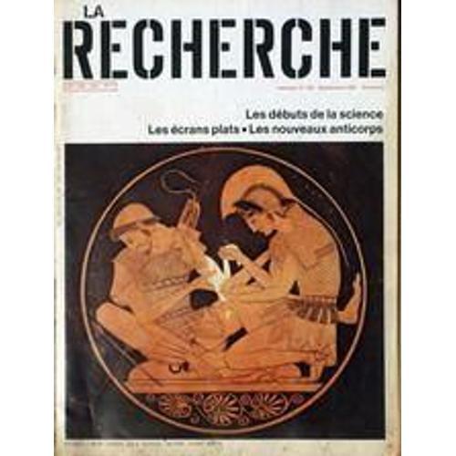 Recherche (La) N° 125 Du 01/09/1981 - Les Debuts De La Science - Le... on Productcaster.