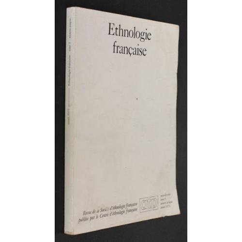 Ethnologie Française, Tome 5, Numéro Unique on Productcaster.