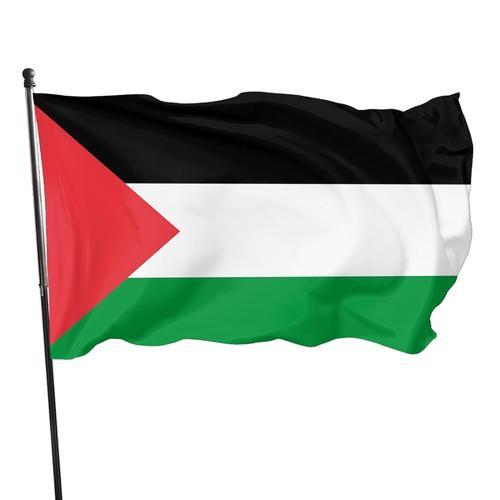 Drapeau Palestine 150×90cm Drapeau Palestinien Grand 3×5 Ft Drapeau... on Productcaster.