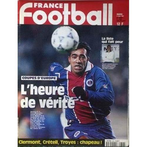 France Football N° 2656 Du 04/03/1997 - Coupes D'europe - L'heur... on Productcaster.