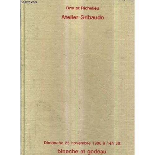 Catalogue De Ventes Aux Encheres - Atelier Gribaudo - Dimanche 25 N... on Productcaster.