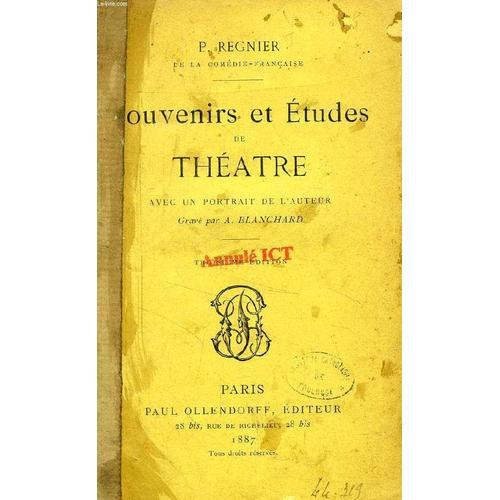 Souvenirs Et Etudes De Theatre on Productcaster.