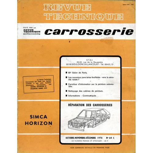 Revue Technique Carrosserie N° 64 : Simca Horizon on Productcaster.