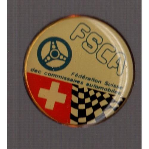 Pin's Formule 1 / Fsca (Fédération Suisse Des Commissaires Automobi... on Productcaster.