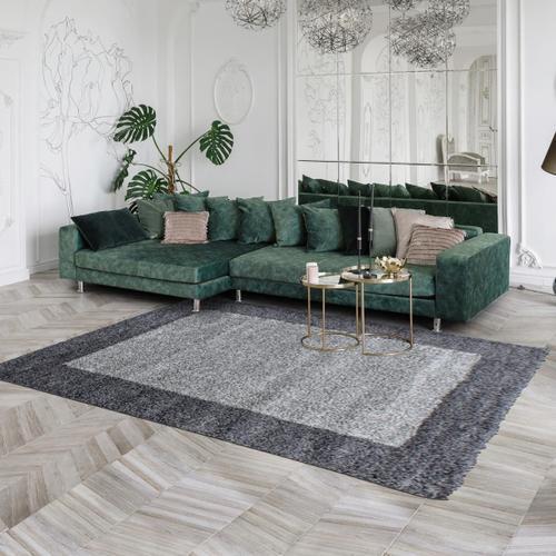 Tapis Shaggy Shaggy Fuz Gris 80x250 Oeko Tex En Polypropylène Doux... on Productcaster.