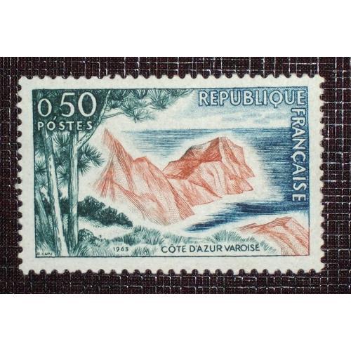 France N° 1391 Neuf Sans Charnière De 1963 - 50c « Côte D Azur Varo... on Productcaster.