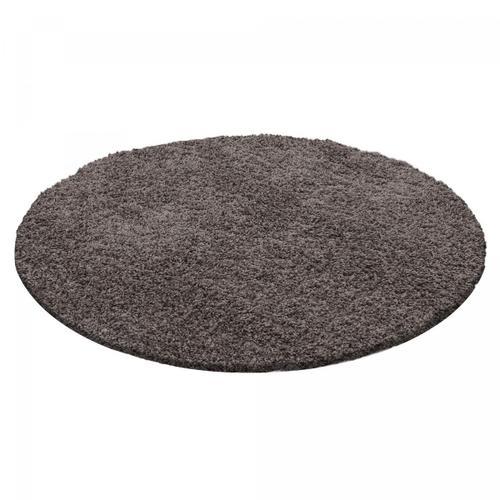 Tapis Shaggy Shaggy Li Multicolore 200x200 Rond Oeko Tex on Productcaster.