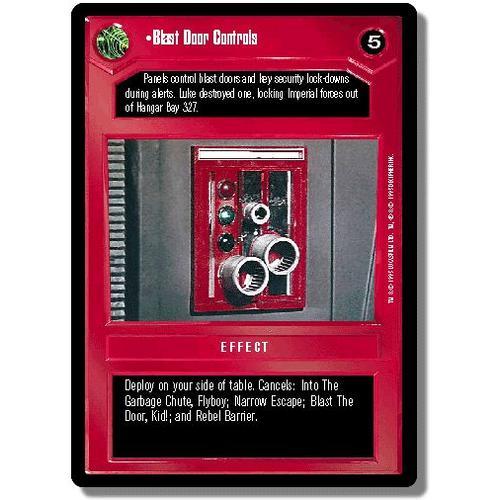 Star Wars Ccg - Premiere- Blast Door Controls on Productcaster.