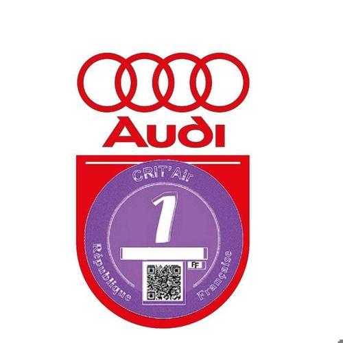 Porte Vignette Audi Logo Vc2-Rouge on Productcaster.