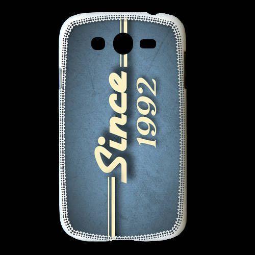 Coque Samsung Galaxy Grand Since 1992 Bleu on Productcaster.