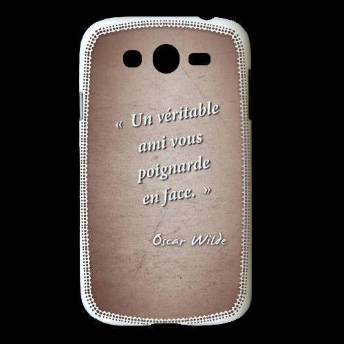 Coque Samsung Galaxy Grand Ami Poignardée Rouge Citation Oscar Wilde on Productcaster.