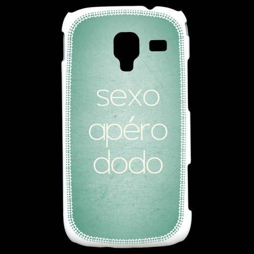 Coque Samsung Galaxy Ace 2 Sexo Apéro Dodo Vert Zg on Productcaster.