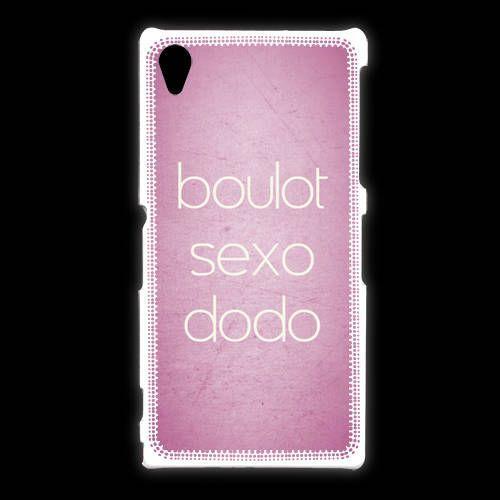 Coque Sony Xpéria Z1 Boulot Sexo Dodo Rose Zg on Productcaster.