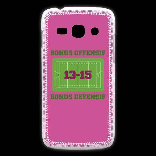 Coque Samsung Galaxy Ace3 Bonus Offensif-Défensif Rose on Productcaster.