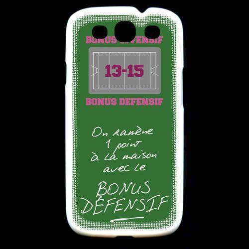 Coque Samsung Galaxy S3 1 Point Bonus Offensif-Défensif Vert on Productcaster.