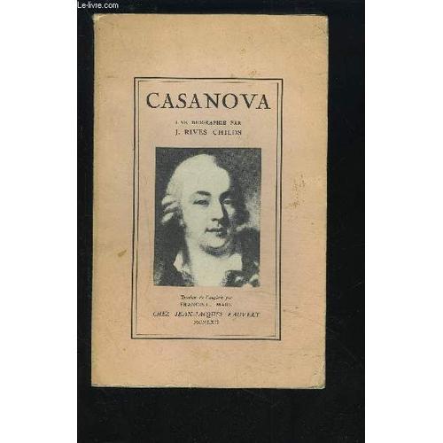 Casanova - Biographie Nouvelle D'apres Des Documents Inedits. on Productcaster.