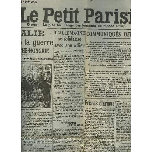 Le Petit Journal - N°14.087 : L'italie Declare La Guerre A L'autric... on Productcaster.