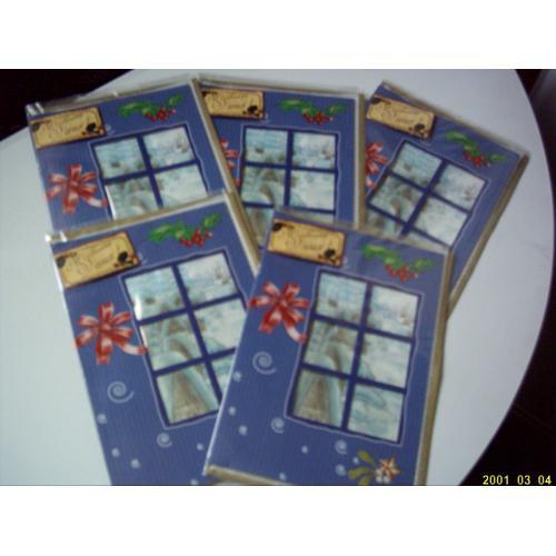 Lot De 5 Cartes Doubles : Meilleurs Voeux + 5 Enveloppes on Productcaster.