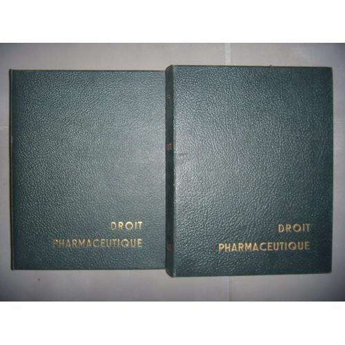 Pharmacie : Droit Pharmaceutique, 2 Classeurs, 1978 on Productcaster.