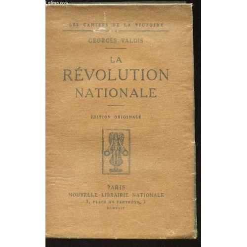 La Revolution Nationale / N°1 De Al Colelction Les Cahiers De La Vi... on Productcaster.