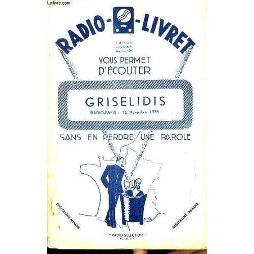 Radio - Livret N°112 3e Annee 15 Septembre 1928 - Griselidis Conte ... on Productcaster.